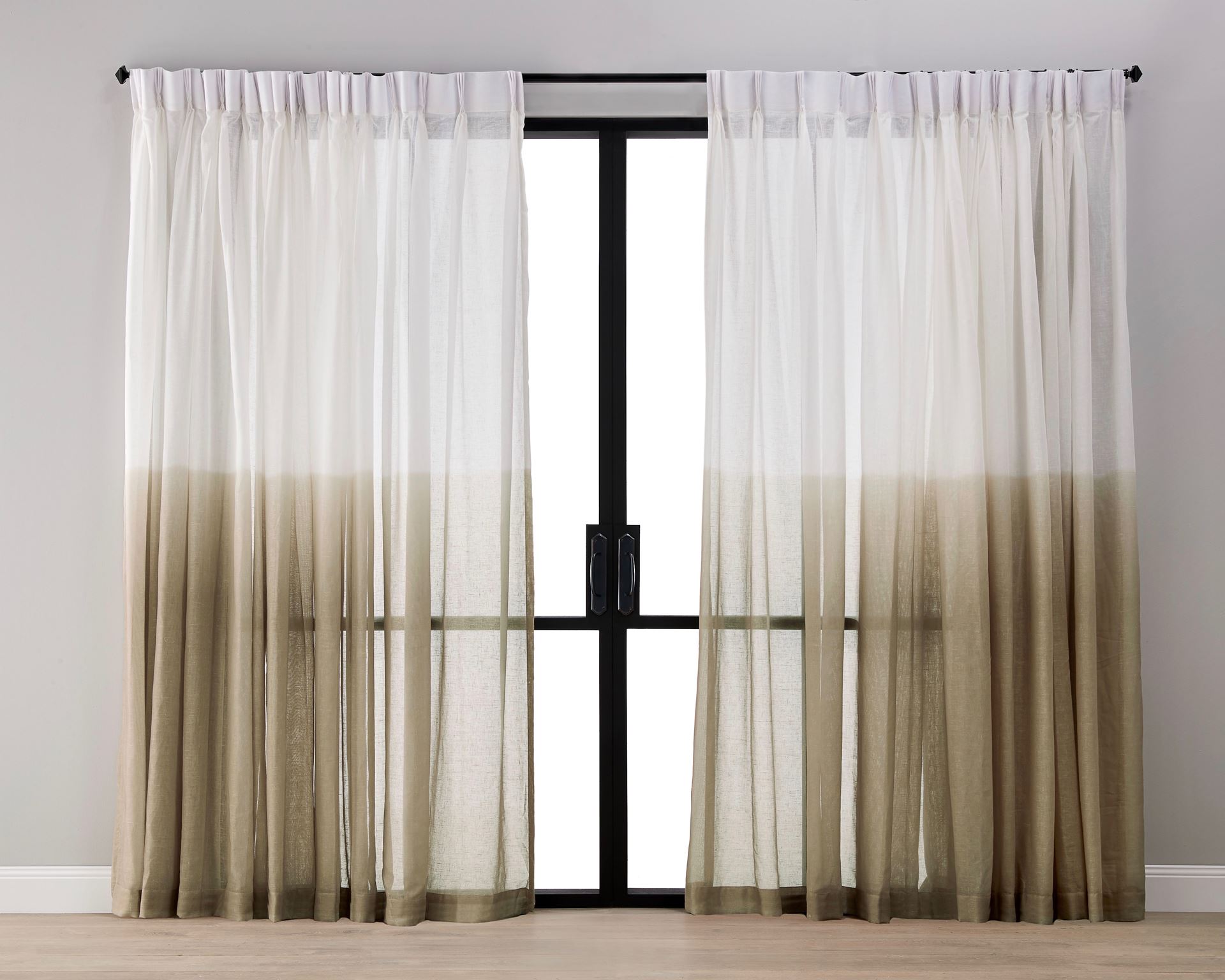 caramel curtains for living room