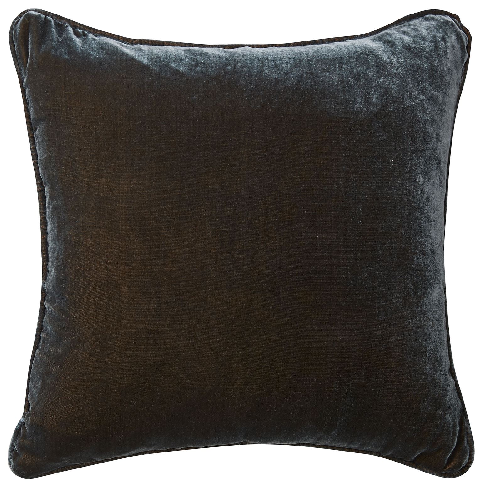 Leuvia. Silk Velvet Cushion Petrol
